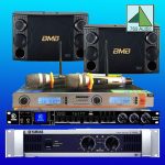 Dàn Karaoke Vang Komi K10Plus Và Loa BMB 880se Và Cục Đẩy Yamha XP 3500