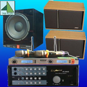 Dàn Karaoke Bose 301 seri 3 China Và Amply Boston 1090 Và Micro Shure UGx9 II