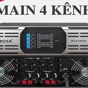 Cục đẩy 4 kênh Bosa MTA 18000 | 1300W X 4CH | Hàng Chính Hãng