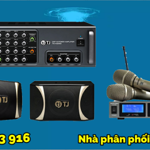 Dàn Karaoke Ampli TJ H2000 + Loa TJ G100 + Micro Musicwave HS 1700