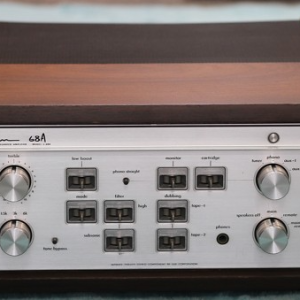 Amply Luxman L68A chữ ký
