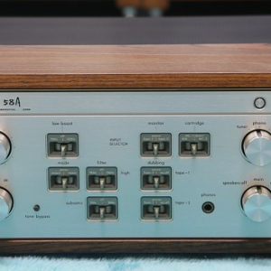 Amply Luxman L58A Chữ ký