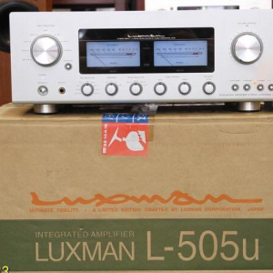Amply Luxman L505U Silver xuất sắc như mới